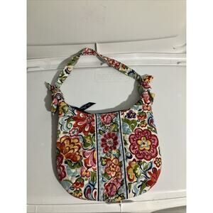 Vera Bradley Small Shoulder Bag, Hope Garden Floral Bows, Crossbody Travel Purse